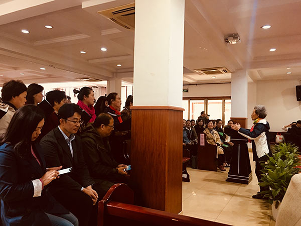 华东神学院师生赴无锡教会进行圣乐交流 华东神学院师生赴无锡教会进行圣乐交流